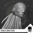 16.png Female Snake Head for action figures
