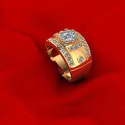 1.jpg STL file Man Wedding Ring・3D printable model to download