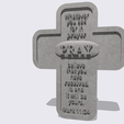 Shapr-Image-2022-11-24-174618.png Christian Love Cross with Bible verse and word Pray highlighted, Everlasting Love of God, Eternal Love, Eternity, spiritual gift, wall spiritual decor, fridge magnet, keychain, pendant, desk decoration, personalized cross, spiritual symbol, Christian gift