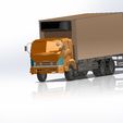 4.jpg TRUCK CAR, DELIVERY TRUCK, CARRIER TRUCK, TRUCK OF CARRIER, 3D MODEL CAR,