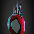 SpiderManPunkFront34Right.png Spider Punk faceshell for Cosplay