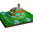 2.png Lowpoly 3d Model Of Capsule Corp Building From Dragon Ball