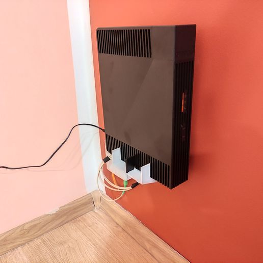Funbox 6 sagemcom wall hanger 3D model