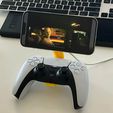 IMG_6313.jpg Free STL file PS5 Controller MagSafe iPhone holder・3D printing model to download
