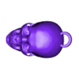llavero calavera.stl Кольцо для ключей в виде черепа