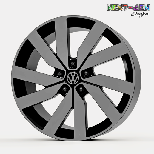 Next-Gen Rim - VW Marseille 18 inch (STL FILES)