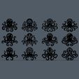 Cute-Octopus-Designs-Pack0000.jpg Милый осьминог - 12 декоративных рельефных моделей для лазерной 3D-печати с ЧПУ