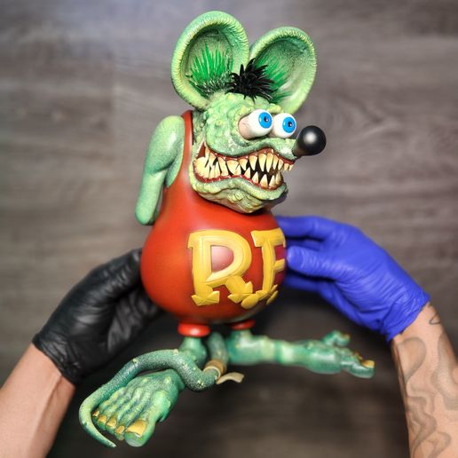 🐀 Rat Fink 3D print model・3D Print with the Ender 3V2 elegoo