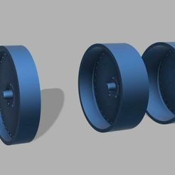 1.jpg STL file set of centerline drag wheels・3D print model to download, 3dscalecars