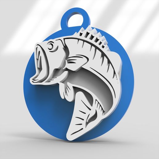 🗝️ Keychain Fish・ STL File for 3D printing・Cults