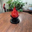 Lamp_On_Table.jpg Светильник Arcane Flame - печатный светодиодный фэнтези светильник