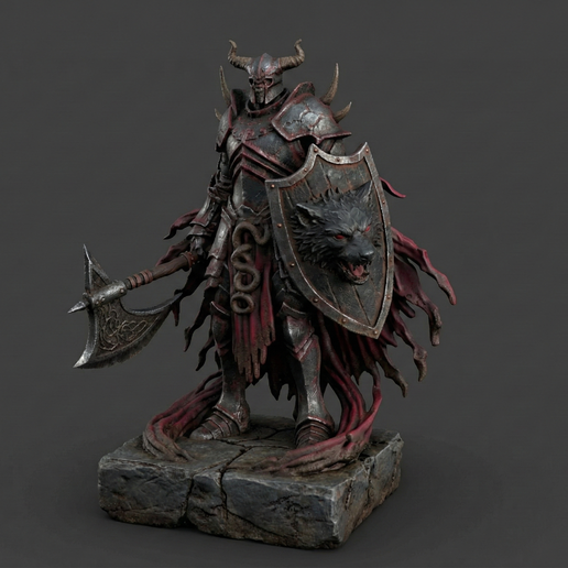 Zepar Goetia Demon STL Statue