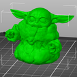 Výstřižek.PNG Baby Yoda with a double openable ball