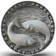 Pisces.png 3D Model STL File for CNC Router Laser & 3D Printer 12 Zodiac Signs
