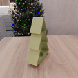untitled1.png 3D Christmas Tree Tea Light Holder Decor with 3D Stl File & Christmas Decor, 3D Printed Decor, Room Decor, Christmas Gift, 3D Printing