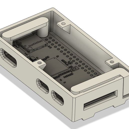 Cable_Bracket.JPG Чехол с креплением 4040 для Raspberry Pi Zero