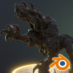 Blender-Preview-1-Flameeater.png 3D-Datei SPACE BUG OF DEATH FLAME EATER BLENDER FILES・3D-druckbare Vorlage zum herunterladen