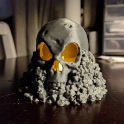 IMG_20171006_000320.jpg STL-Datei Skull on Rocks・3D-druckbare Vorlage zum herunterladen