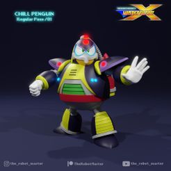Chill-Penguin-Pose-01-001.jpg Archivo 3D Pingüino Chill Pose 01・Plan de impresión en 3D para descargar