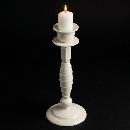 Classic Baluster Candle Holder Vintage Tall Candlestick