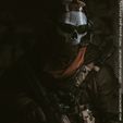 GHOST MASK MW2 SIMON RILEY - CALL OF DUTY - MODERN WARFARE - 3 - WARZONE - COSPLAY