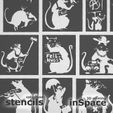 3.jpg 🖌️ Stencils - Banksy - Rats - Mega Pack (x21)