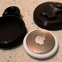 air-tag-photo-3.png STL file Keychain for Apple AirTag・Design to download and 3D print