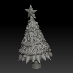 2.png STL file Christmas Tree Ornament・3D print design to download