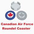 1.jpg Canadian Air Force Roundel Coaster