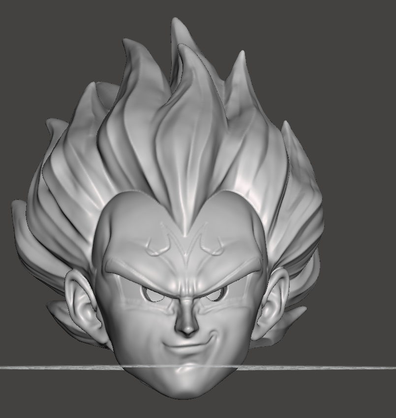 Free STL file Vegeta Mask/ Helmet・3D printing design to download・Cults