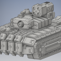 Testudo-Siege-Tank.png Free STL file Testudo Siege Tank for BattleTech・3D print design to download