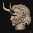 03.jpg Loki Head - Tom Hiddleston - Loki TV series 2021 - High Quality 3D print model