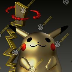 Photo_1642654973806.jpg Fichier 3D Pikachu gigantamax・Design à télécharger et à imprimer en 3D