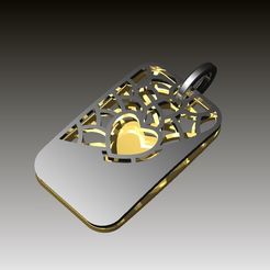v1.jpg Archivo STL gratis colgante de corazón・Diseño imprimible en 3D para descargar