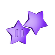 MarioStar-Split-TopperHole.stl Mario Star decorations