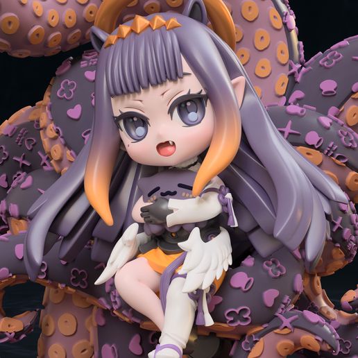 👾 Ninomae Ina'nis・ 3D File for 3D printing・Cults