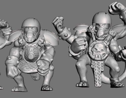 Fantasy Football Fimir Team - 3D model önizlemesi