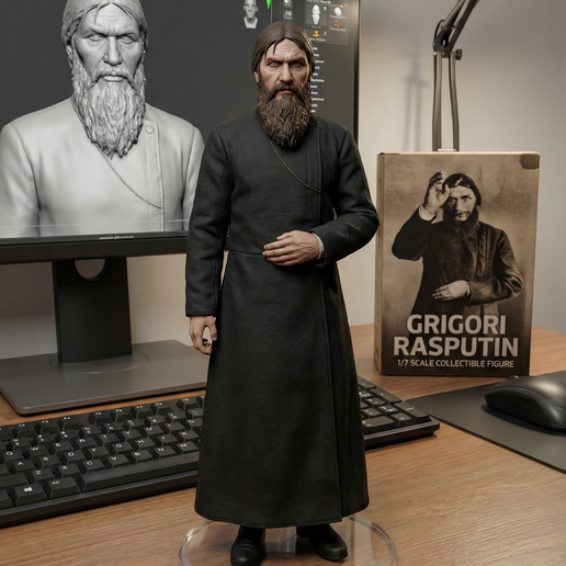 RASPUTIN: O monge místico do czar! 🕯️ Modelo 3D da figura mais ...