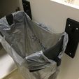 c61cab17ed69428a72c864703250c827_display_large.jpg Free STL file Door garbage bag holder・3D printing idea to download