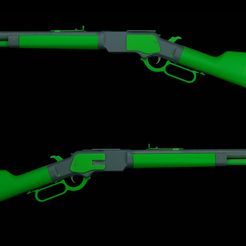 11.jpg Fichier 3D jouets pistolet winchester 1873・Plan pour imprimante 3D à télécharger