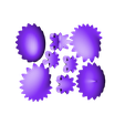 PLA-gear-heart-plate1.stl PLA Heart Gears für Replicator 2