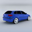 Preview11.jpg Audi A3 Sportback 2004 3D Model