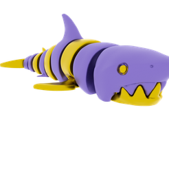 shark2.png Archivo STL Tiburón・Plan imprimible en 3D para descargar, yassinedoubllex