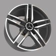 02amg.jpg 1/24 scale 19" AMG wheel for Mercedes E63