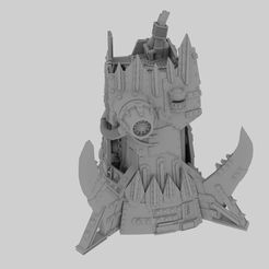 1.jpg Free STL file Giant Ork Titanhead・3D printer design to download