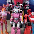 IMG_6589.jpg IDW1 Arcee head for Legacy Elita by Doomspoons