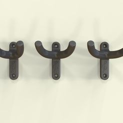 Guitar_wall_holder.61.jpg STL file Guitar wall hanger - Set of 3 sizes・Model to download and 3D print