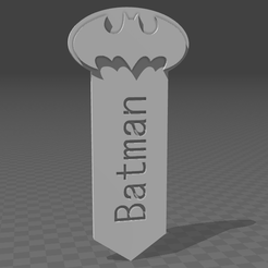 marque_page_batman.png Free STL file Batman bookmark・Design to download and 3D print, bbr