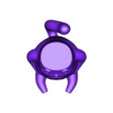 Cat Body.stl STL file Cute Cat with Mushroom Hat Easy Print・3D print object to download