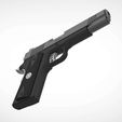 015.jpg Remington 1911 Enhanced pistol from the game Tomb Raider 2013 3D print model3
